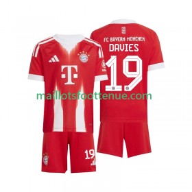 Maillot/Tenue Bayern Munich Alphonso Davies 19 Enfant Domicile 2025/2026